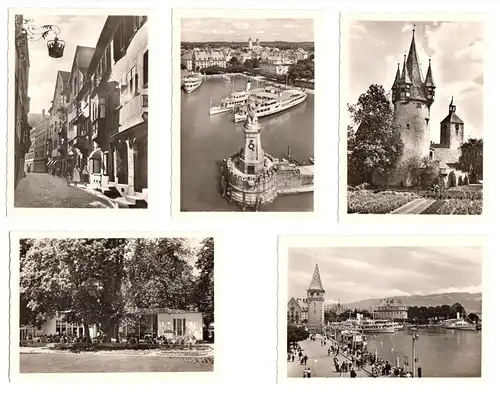 Mäppchen mit 11 kleinen Fotos, Lindau Bodensee, Format: 9,3 x 6,5 cm