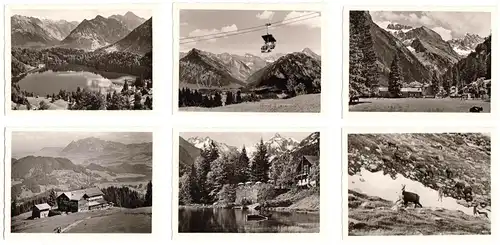 Mäppchen mit 10 kleinen Fotos, Oberstdorf Allgäu, Format: 9,2 x 6,7 cm