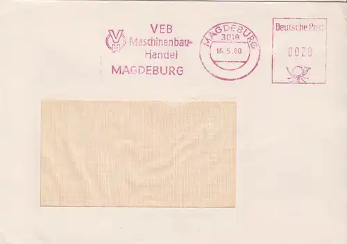 AFS, VEB Maschinenbau-Handel, o Magdeburg, 3018, 16.5.80, ZKD