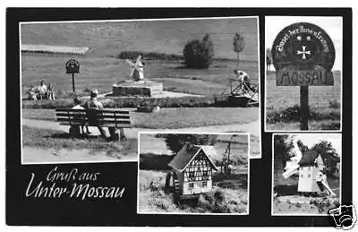 AK, Unter-Mossau ü. Michelstadt Odw., vier Abb., 1965