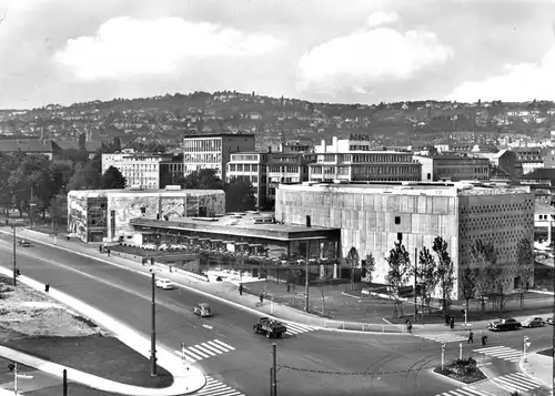 AK, Stuttgart, Liederhalle, 1962
