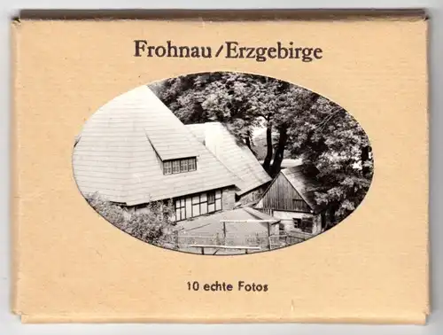 Mäppchen mit 10 Original-Fotos, Frohnau Erzgeb., 1975