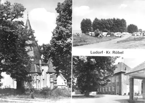 AK, Ludorf Kr. Röbel, drei Abb., 1983