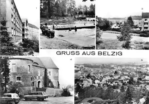 AK, Belzig, Bad Belzig, fünf Abb., 1980