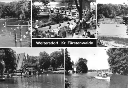 AK, Woltersdorf Kr. Fürstenwalde, fünf Abb., 1984