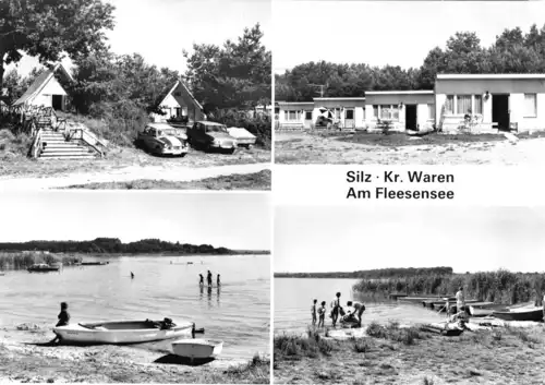 AK, Silz Kr. Waren Müritz, Am Fleesensee, vier Abb., 1981