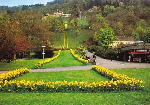 AK, Freiburg im Breisgau, Stadtgarten, 1978/79