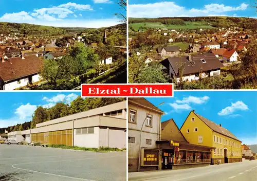 AK, Elztal - Dallau, vier Abb., um 1980