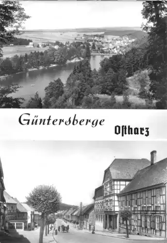 AK, Güntersberge Ostharz, zwei Abb., 1973