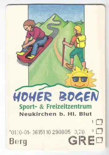 Fahrkarte, Hohen-Bogen-Bahn, 2005