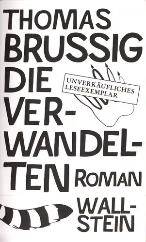 Brussig, Thomas; Die Verwandelten, 2019