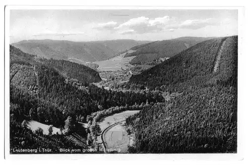 Leutenberg Thür., Blick vom großen Mittelberg, 1939