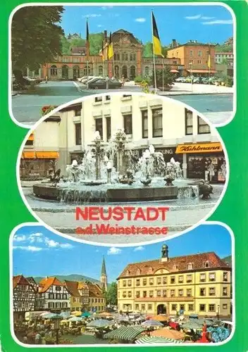 AK, Neustadt a.d. Weinstr., drei Abb., 1983
