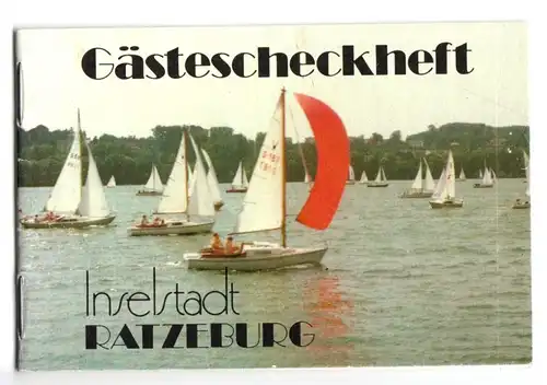 Inselstadt Ratzeburg, Gästescheckheft, um 1985