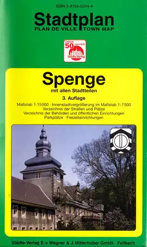 Stadtplan, Spenge, 3. Aufl., um 2003
