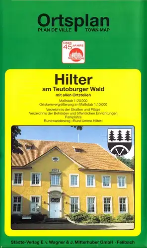 Ortsplan, Hilter am Teuteburger Wald mit allen Ortsteilen, 1. Aufl., um 1997