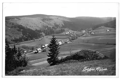AK, Holzhau Erzgeb., Teilansicht 2, 1954