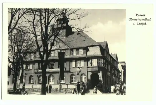AK, Kurort Oberwiesenthal Erzgeb., Rathaus, 1964
