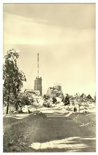 AK, Brotterode Thür. Wald, Inselsberg, Gipfelbebauung, 1960