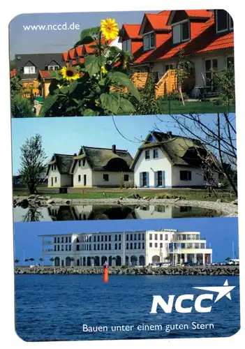 Kalender Scheckkartenformat, 2008, Werbung: NCC AB, Stockholm