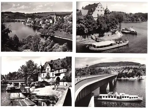 10 Fotos im Mäppchen, Saalburg (Saale) Thür., 1973