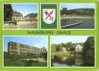 AK, Naumburg Saale, vier Abb., u.a. Schule, 1986