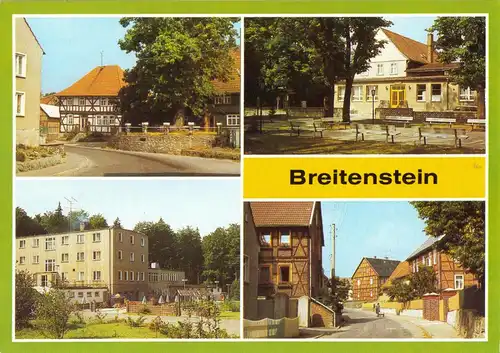 AK, Breitenstein Kr. Sangerhausen, vier Abb., 1988