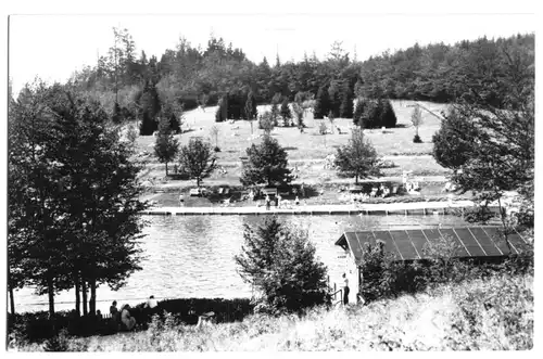 AK, Schmiedefeld am Rennsteig, Schwimmbad, 1970