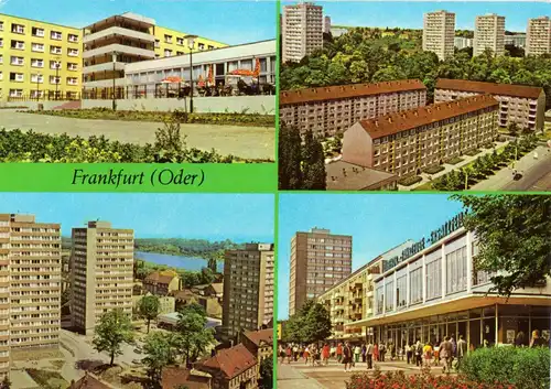 AK, Frankfurt Oder, vier Abb., 1979