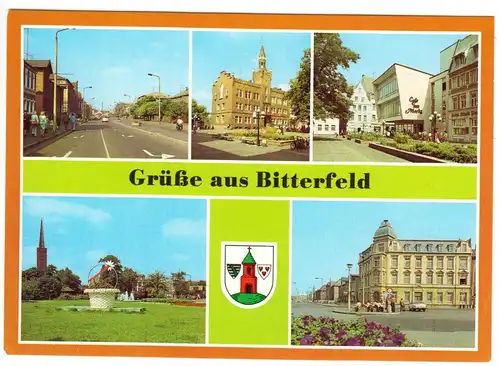 AK, Bitterfeld, fünf Abb., 1985