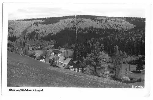 AK, Holzhau Erzgeb., Teilansicht 1, 1954