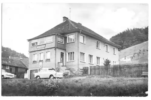 AK, Schleusingerneundorf Kr. Suhl, Haus Steinbergsblick, Echtfoto, 1965