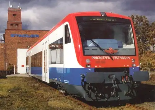 AK, Velten Mark, Zug, Regio-Shuttle RS 1 auf dem Gelände von Stadler, 2003