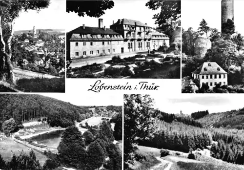 AK, Lobenstein Thür., fünf Abb., 1976