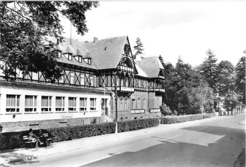 AK, Harzgerode, OT Alexisbad, Café "Exquisit" und Hotel "Linde", 1980