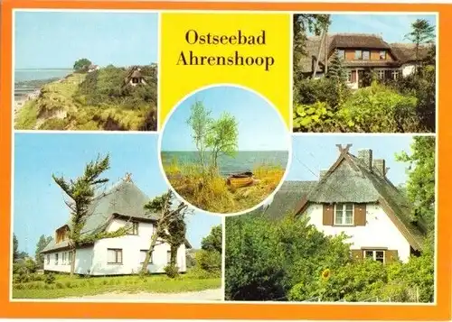 AK, Ahrenshoop, 5 Abb., Haus am Grenzweg, 1987