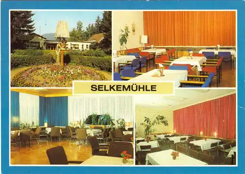 AK, Selkemühle Kr. Quedlinburg, Ferienheim der Deutschen Post, 1983