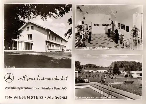 AK, Wiesensteig Alb. Württ., Ausbildungszentrum d. Daimler-Benz AG, 3 Abb., 1969