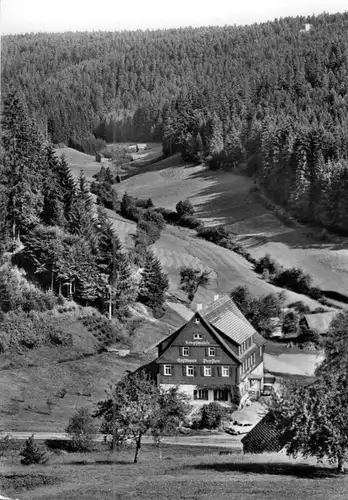 AK, Seewald Schwarzwald Kr. Freudenstadt, Gasthof Kropfmühle, um 1970