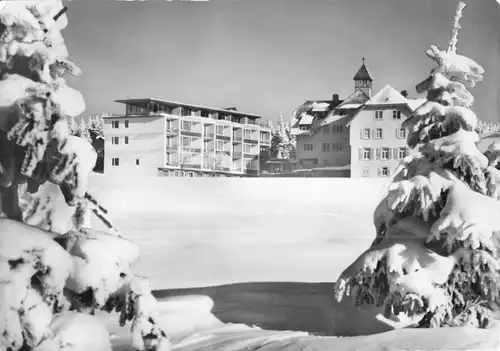 AK, Kniebis - Lamm, Kurhotel, Winteransicht, 1970