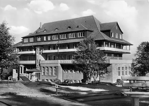 AK, Loßburg-Rodt bei Freudenstadt Schwarzwald, Sanatorium Hohenrodt, um 1968