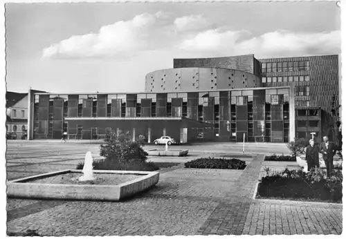 AK, Kassel, Blick zum Theater, um 1965