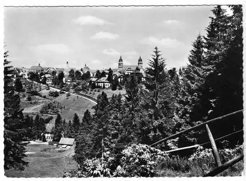 AK, Freudenstadt Schwarzwald, Ansicht von Westen, 1960