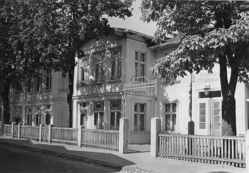 AK, Seebad Ahlbeck Usedom, FDGB-Erholungsheim "Frohsinn", 1969