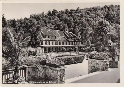 AK, Harzgerode OT Alexisbad, SVA Genesungsheim Badehaus, 1952