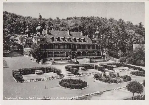 AK, Harzgerode OT Alexisbad, SVA Genesungsheim Geschwister Scholl, 1952