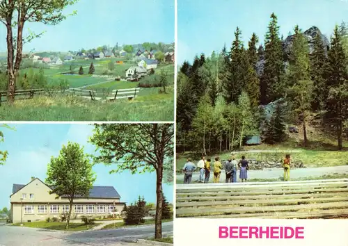AK, Beerheide Kr. Auerbach, drei Abb., 1982