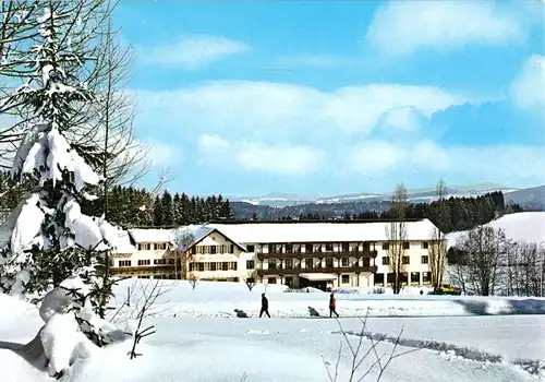AK, Bischofsmais Bayer. Wald, Hotel Wastlsäge, Winteransicht, 1988
