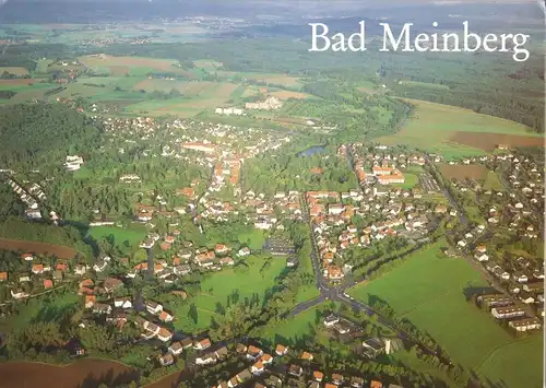 AK, Bad Meinberg Teuteb. Wald, Luftbildansicht, Version 3, um 1990