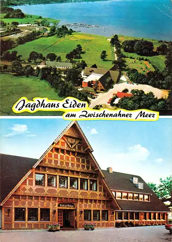 AK, Bad Zwischenahn, Jagdhaus Eiden am Zwischenahner Meer, zwei Abb., 1974